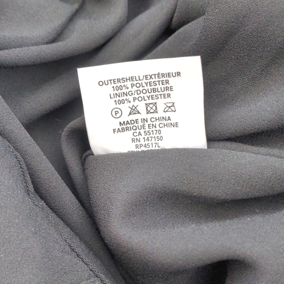 FRANK & OAK | Jumpsuit Wide Leg Crop Sleeveless Cinched Waist, Black, Womens S - Picture 9 of 12